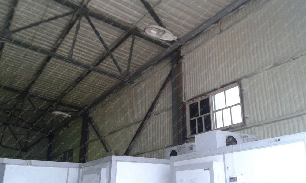 Утепление ангара пенополиуретаном на заказ
