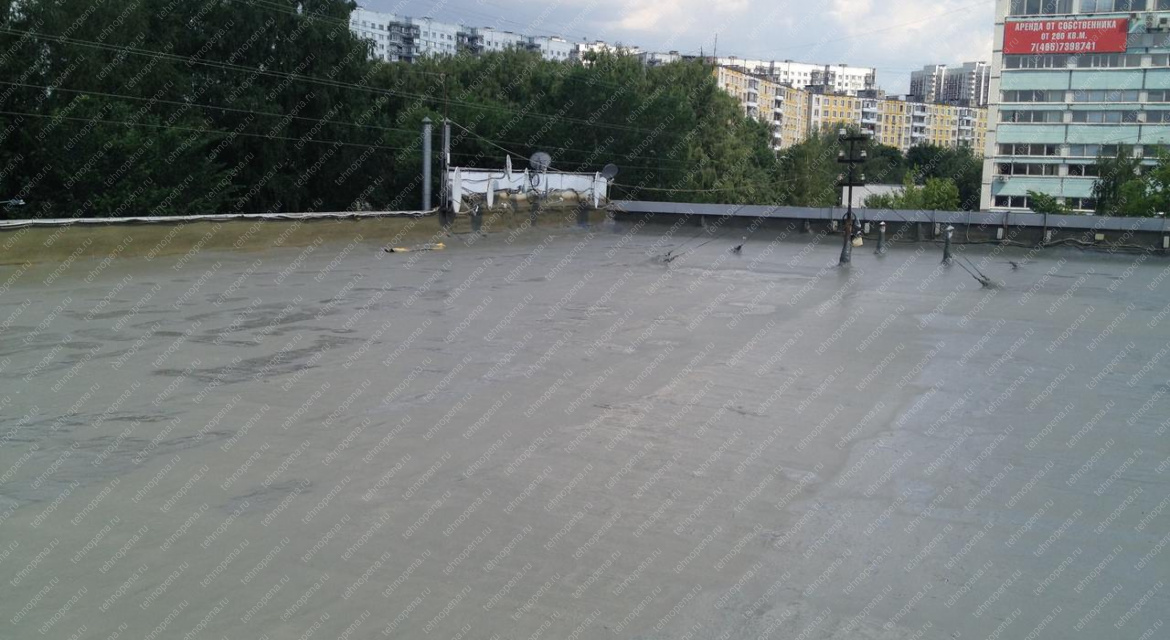 Ремонт плоской крыши
