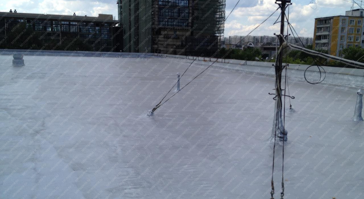 Ремонт плоской крыши