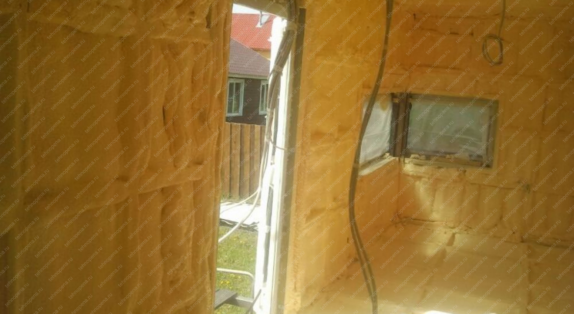 Утепление контейнера пенополиуретаном