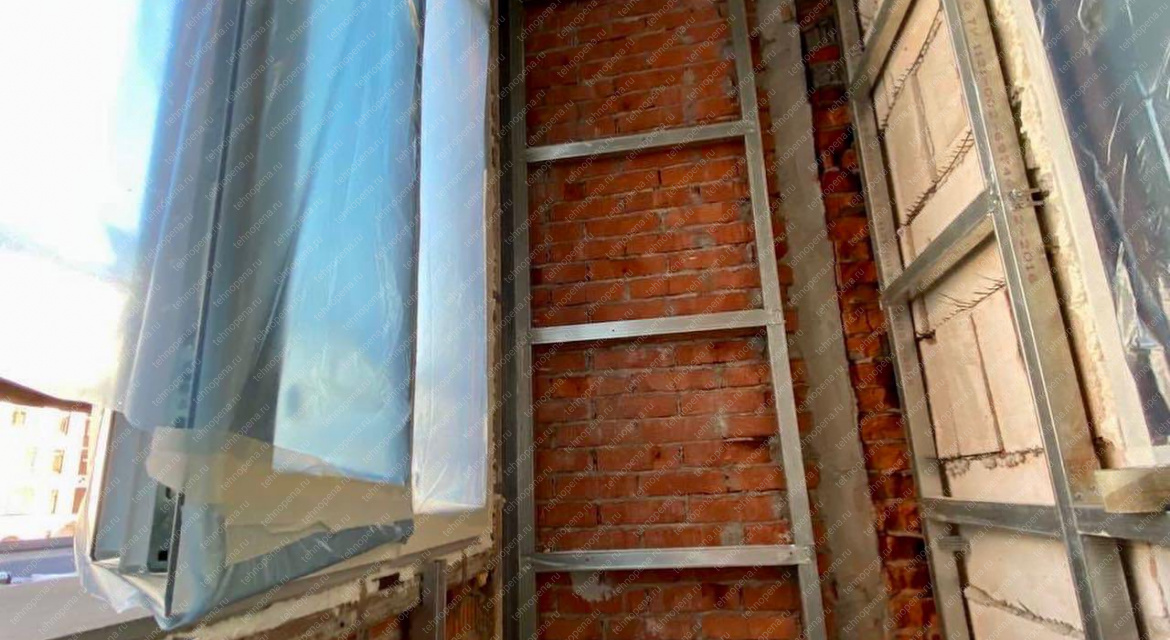 Утепление балконов ППУ, СНТ Юпитер