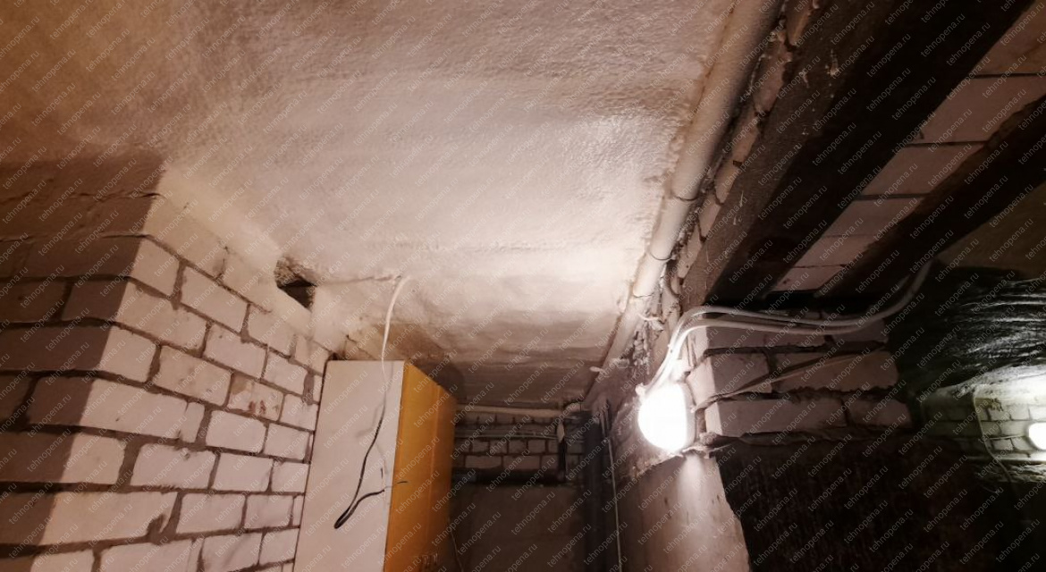 Утепление подвала пенополиуретаном