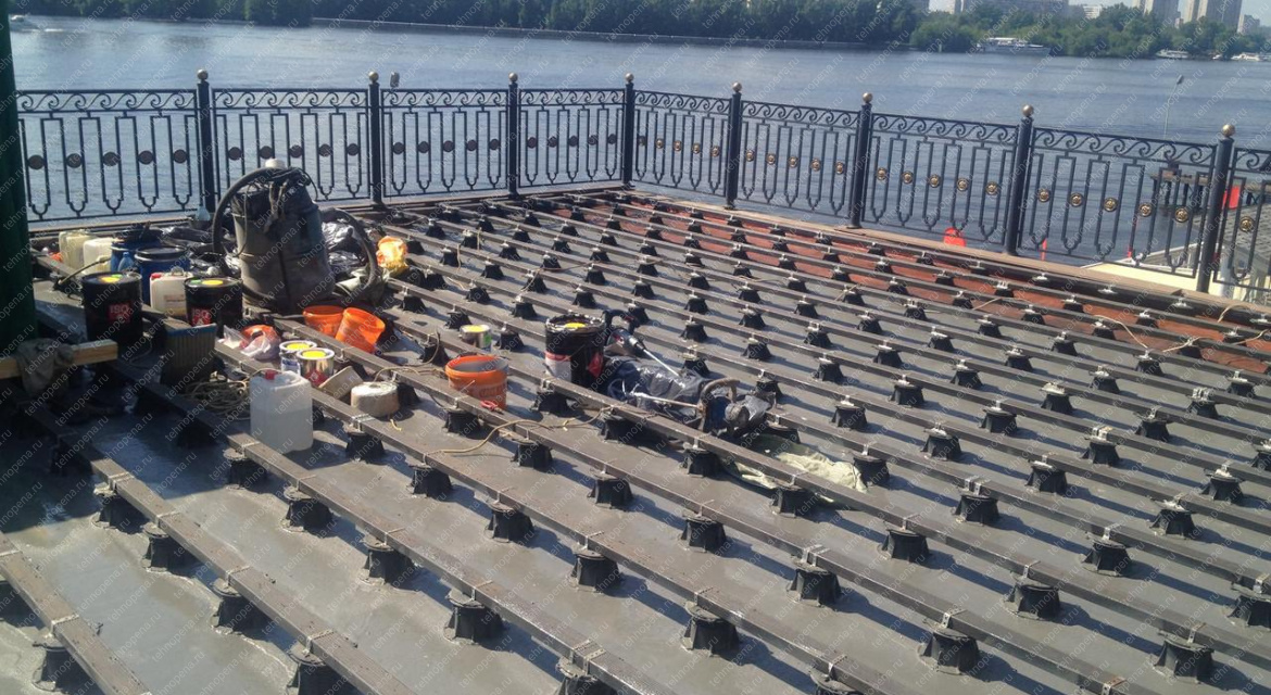 Гидроизоляция террасы полимочевиной