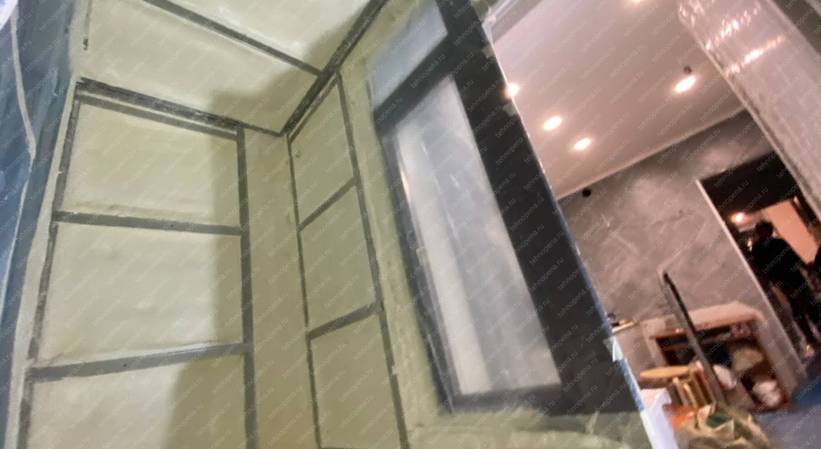 Утепление лоджии пенополиуретаном