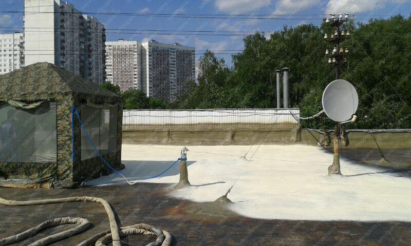 Ремонт плоской крыши